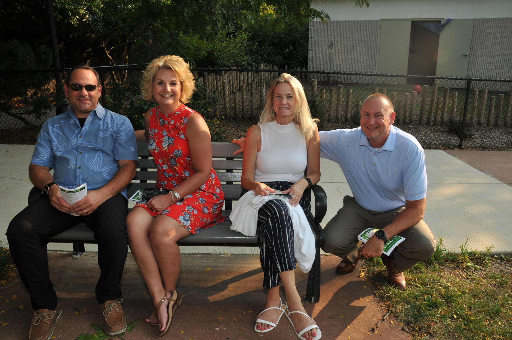 Mike and Julie James, Yvette and Bob Borchers
